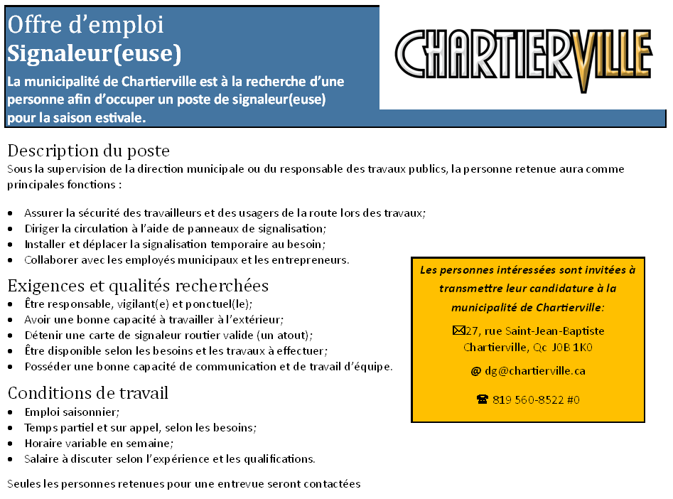 Signaleur.euse recherché.e